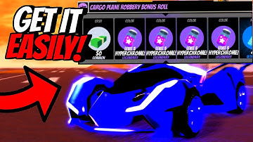 The Guide How to EASILY Grind BLUE HYPERCHROME LEVEL 5 in Roblox Jailbreak