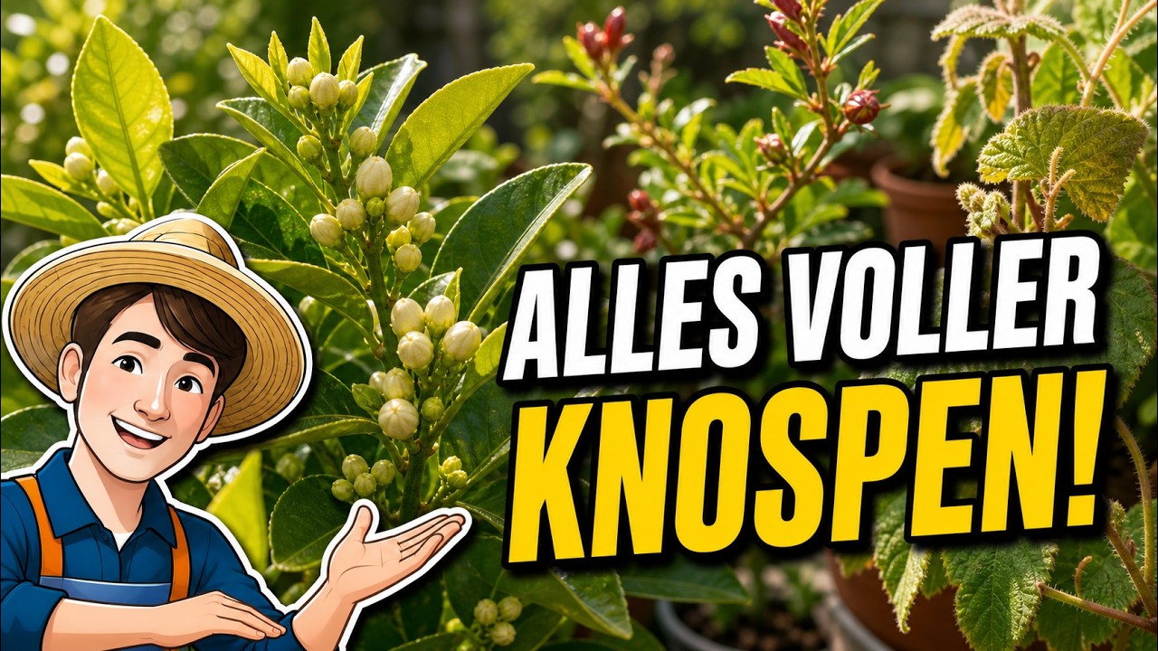 Zitrus, Granatapfel & Kiwi im Mai: Mein knospiger Terrassen-Rundgang