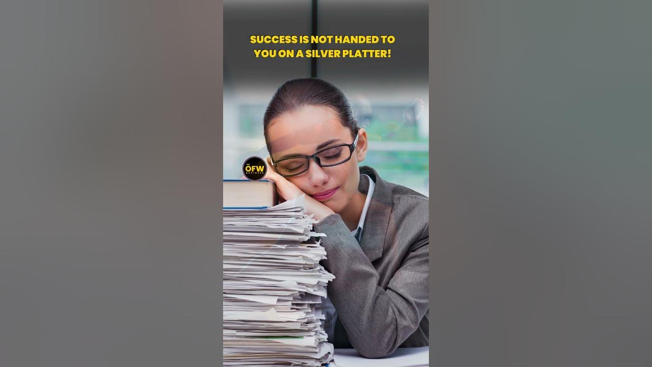Success is not handed on silver platter YouTube