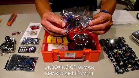Part 1 - Kuman SM11 Smart Robot Car Kit Unboxing