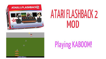Atari Flashback 2 Cart Mod - Testing Kaboom!