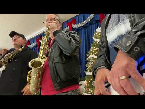 Christmas instrumental improv Doug Orlando Mike Andy At Hartford Elementary school event