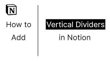 How to add a vertical divider in Notion