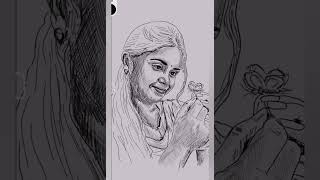 #art #sketch #portrait #digitalart #digital #india #artist #love #trending #trendingshorts #tutorial