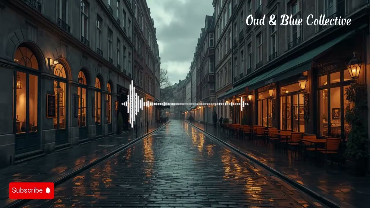 Rain-Kissed Italian Jazz Café ☕🎷 | Warm, Calm & Cozy Night Melodies