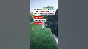 How To Use AI to create a Perfect Resume For Job | Cv creation Tips | Resume tips