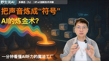 09」语音是怎么炼成“符号”的？一分钟看懂AI听力的魔法工厂！｜多模态｜AI人工智能｜GPT4o｜GPTo3｜DeepSeek｜大模型｜豆包｜Manus｜ChatGPT｜深度求索｜OpenAI