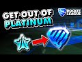 How to Get out of PLATINUM in Rocket League!