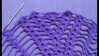 How To Crochet Enclosed Pineapple Doily | Double-Edged Pineapple |  Pineapple Series: Pattern 3 (i)