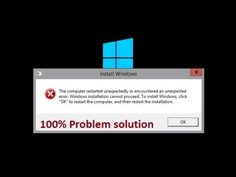 How To Fix The Computer Restarted Unexpectedly Or Encountered An Unexpected Error Windows