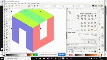 3d Cube in inkscape