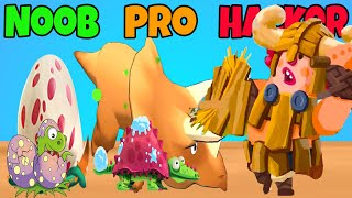 : Noob vs Pro vs Hacker   Go Home Dinosaurs Battle Begins!