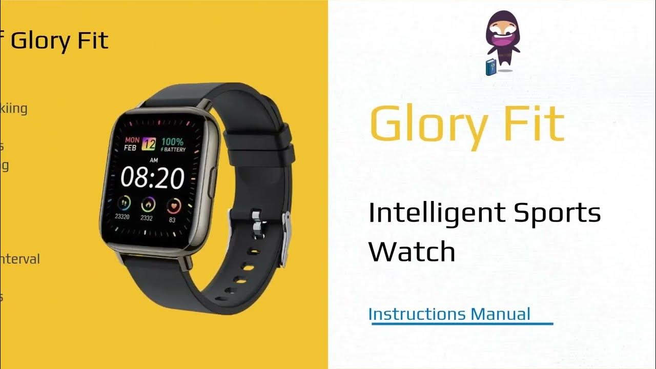 Glory Fit Intelligent Sports Watch Instructions Manual YouTube