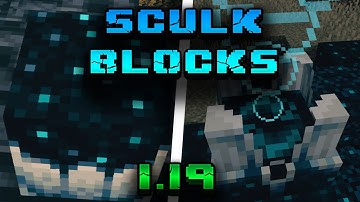 THE WILD UPDATE MINECRAFT 1.19 MOD - SCULK BLOCKS! - Sculk Shrieker, Sculk Catalyst, Sculk Sensor!