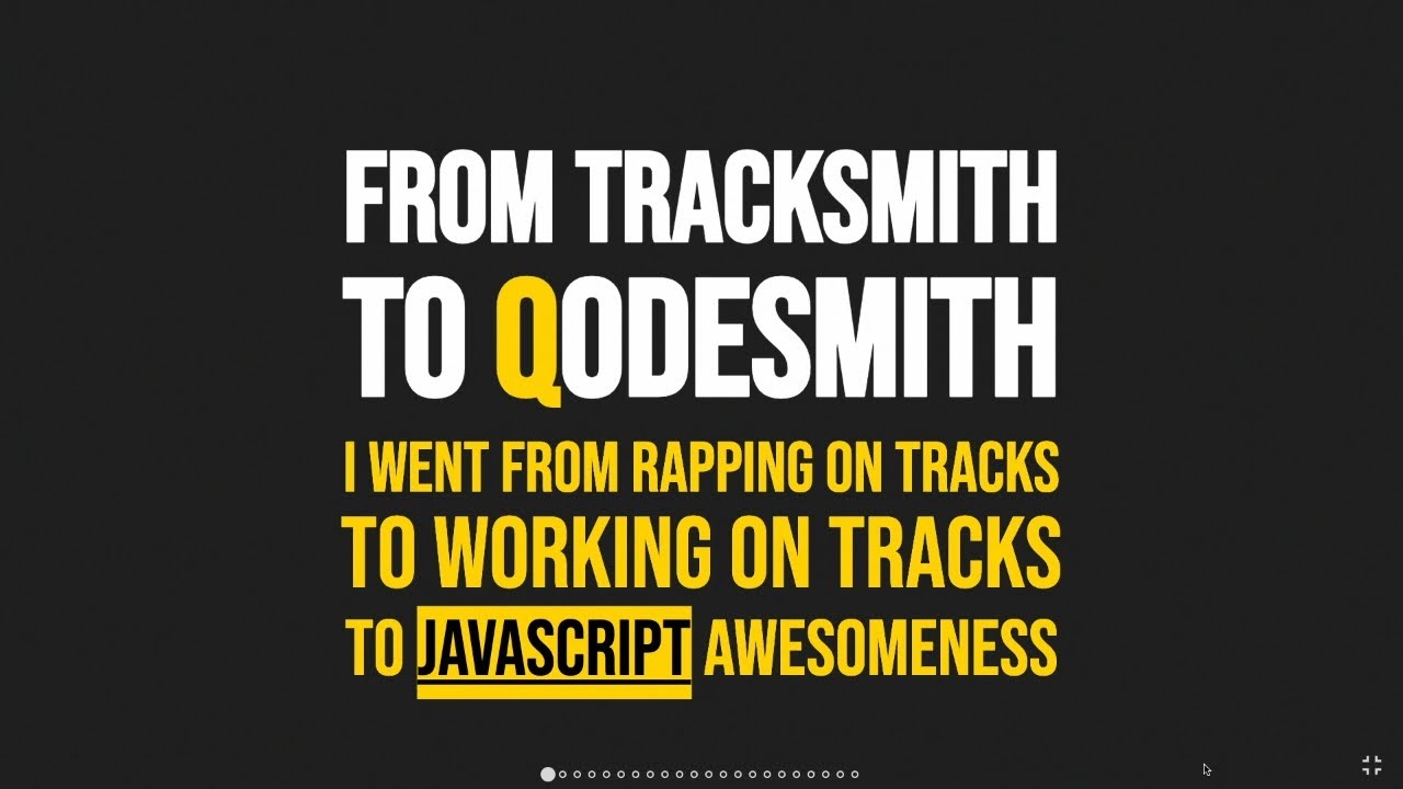 From Tracksmith to Qodesmith - Aaron Cordova
