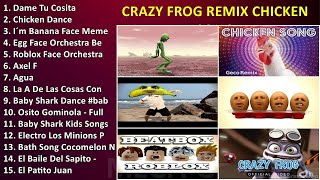Crazy Frog Remix Chicken Song Greatest Remix Songs Medley