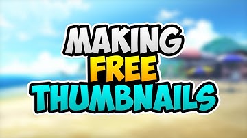 How To Make Thumbnails For Free Using Pixlr! No Need To Buy Photoshop!
