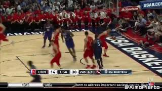 USA vs China   FULL GAME Highlights   July 24, 2016   Exhibition   2016 USA Basketball screenshot 4