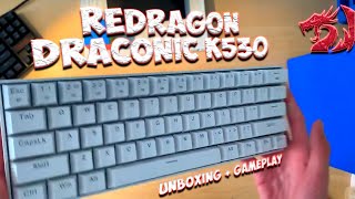 Redragon Draconic K530 Unboxing & Review! Lofi Chill Keyboard Sounds(KEYBOARD CAM) Fortnite Gameplay