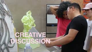 Clay Model Creative Process by Ghada Amer