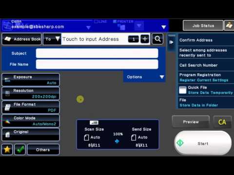 How To Scan a 2 Sided Document on a Sharp Scanner