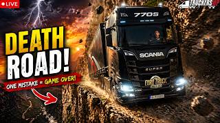 😱 DEATH ROAD DELIVERY LIVE! ETS2 Hindi Gameplay #shortsfeed #youtubeshorts #shorts #ets2