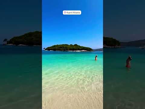 Албания 🇦🇱 | Ксамил — скрытая жемчужина рядом с Италией!Белоснежные пляжи, бирюзовая вода 🇦🇱🇮🇹