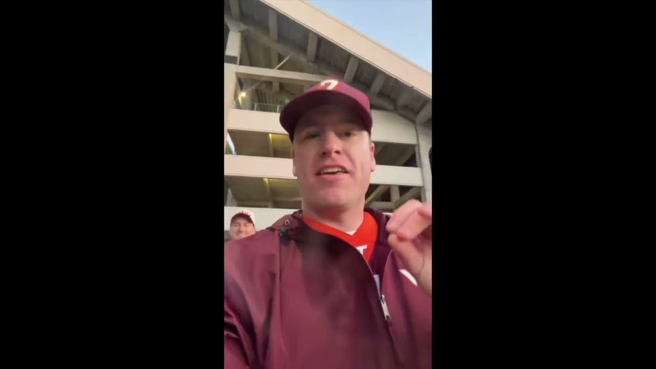 Walking out of Lane Stadium with a DUB | VT 34 - GT 24