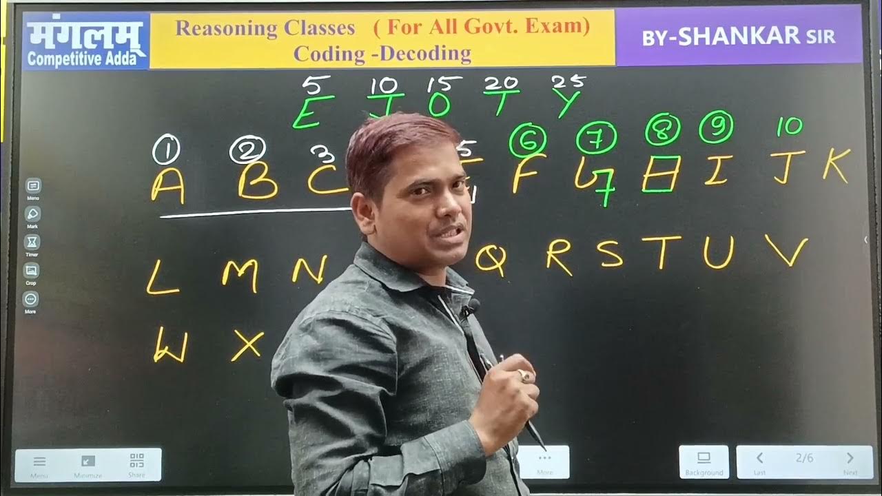 REASONING/Coding -Decoding/Alphabets position value - YouTube
