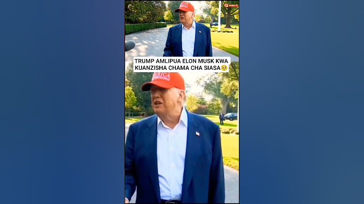 TRUMP AMLIPUA ELON MUSK KWA KUANZISHA CHAMA CHA SIASA🥺 #trump #elonmusk #shorts #trending