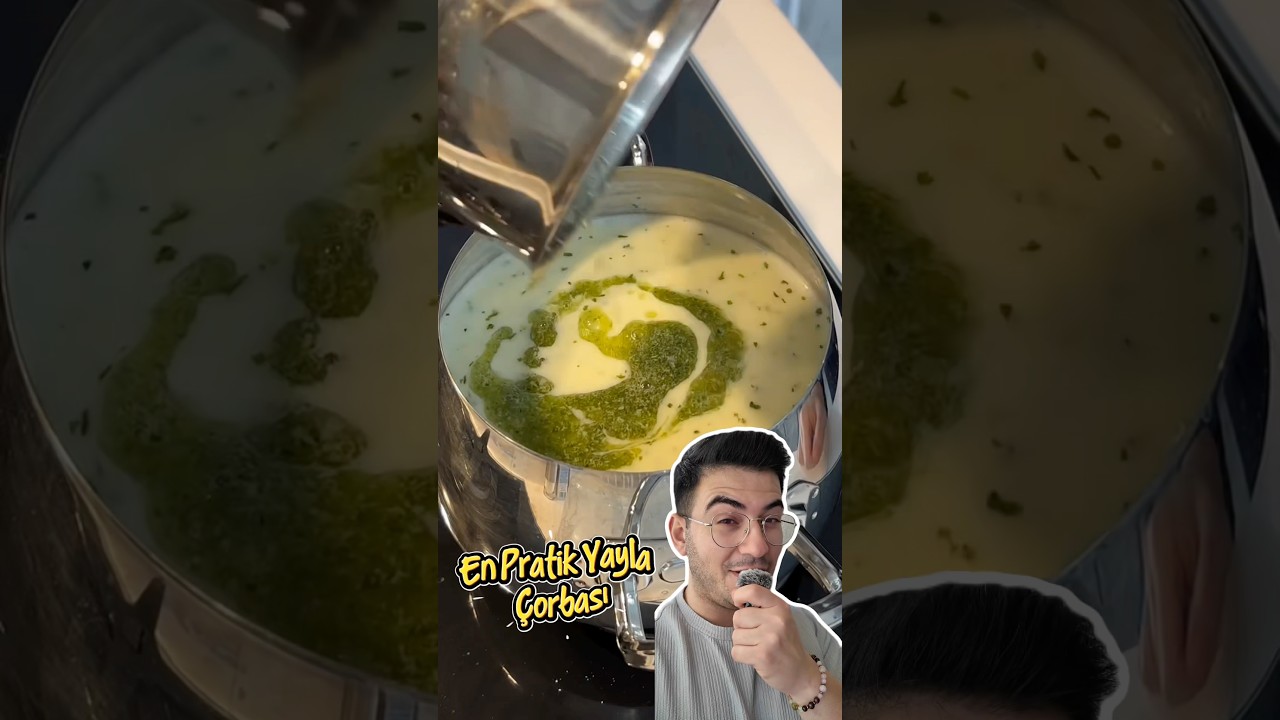 5 Dakikada Pratik Yayla Çorbası Tarifi! 🌙 #shorts