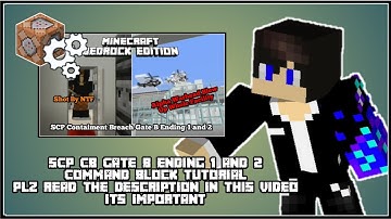 Minecraft SCP CB Gate B ending 1 and 2 command block tutorial