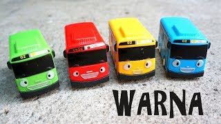 Mainan anak laki-laki mobil bus tayo atau sering di sebut little bus.
sekalian belajar mengenal warna untuk balita.