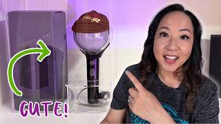 BTS Lightstick Organizer Easy Set Up and Review