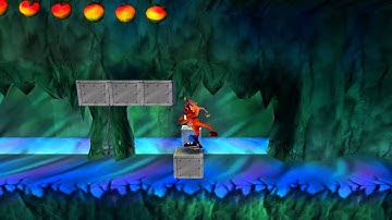 Crash Bandicoot 2: Cortex Strikes Back 100% Walkthrough HD - Part 8: Snow Go Red Gem