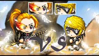 Maplestory Short fight scene