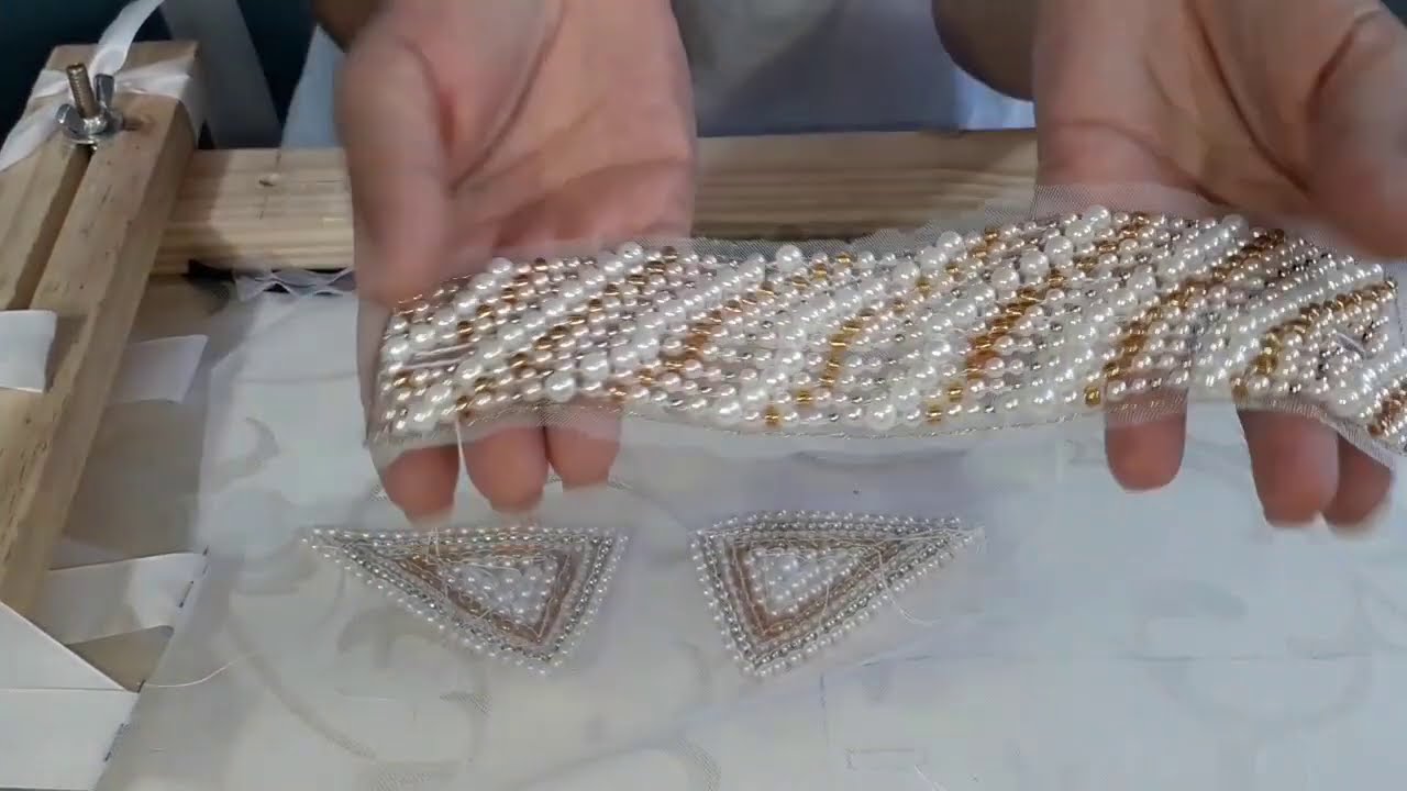 Bordado Luneville clase 14,  Curso Gratis ,como decorar mi camisa  (parte 2)