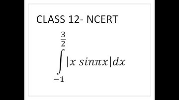 Integration :- limit -1 to 3/2 mod xsinπx
