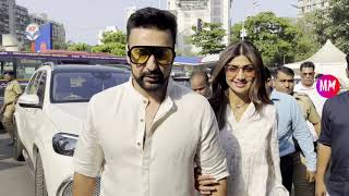 Shilpa Shetty with Raj Kundra and her Mother at Siddhivinayak Temple | watch