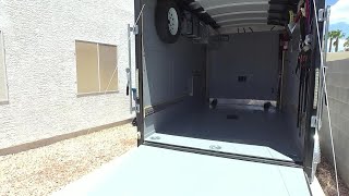 7x12 Enclosed Trailer Custom Mods (Updated Video)