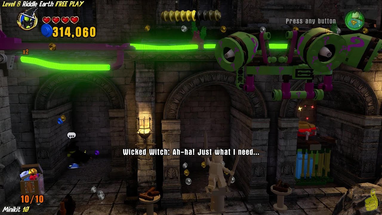 Lego Dimensions Riddle Earth All 10 Minikits Minifig In Peril Htg Youtube