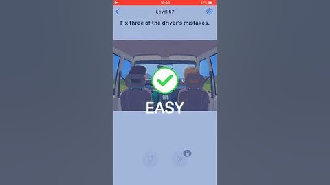 Easy game level 57 Fix three of drivers mistakes
