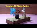 How to make a DC motor at home (Homopolar motor)