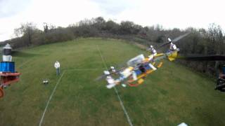 multiwii crash two quadcopters plough into each over.avi