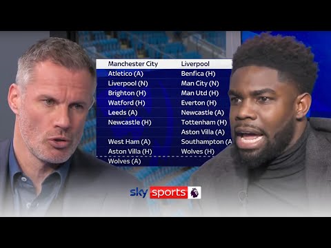 Who has the better run-in; Manchester City or Liverpool? | Premier League title race 🏆