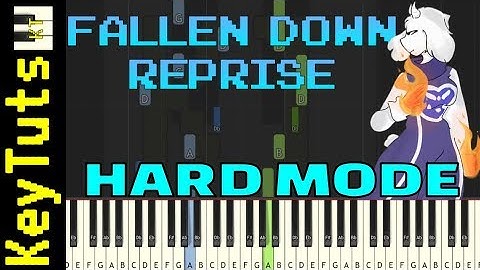 Learn to Play Fallen Down Reprise from Undertale - Hard Mode