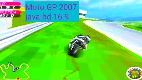 Moto GP (2007)3d  java gameplay full screen (16.9)