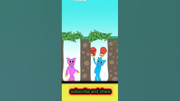 Huggy wuggy is a cheater funny animation poppy playtime animation #1million