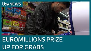 EuroMillions £184m jackpot up for grabs in largest lottery prize in UK history| ITV News