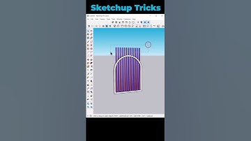 ☑️ Intersect with Faces Trick in Sketchup #shorts #sketchup #new